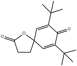 7,9-ditert-butyl-1-oxaspiro[4.5]deca-6,9-diene-2,8-dione 구조식 이미지