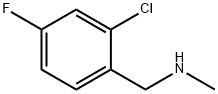 1-(2-chloro-4-fluorophenyl)-N-methylmethanamine 구조식 이미지
