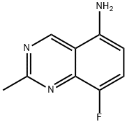 8-fluoro-2-methylquinazolin-5-amine Structure