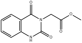 methyl 2-(2,4-dioxo-1,2-dihydroquinazolin-3(4H)-yl)acetate 구조식 이미지