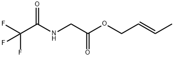 (E)-But-2-en-1-yl 2-(2,2,2-trifluoroacetamido)acetate Structure