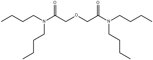 아세트아미드,2,2'-옥시비스[N,N-디부틸- 구조식 이미지