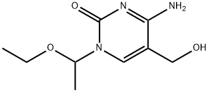 4-amino-1-(1-ethoxyethyl)-5-(hydroxymethyl)pyrimidin-2(1H)-one Structure