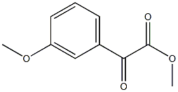 Methyl 2-(3-methoxyphenyl)-2-oxoacetate 구조식 이미지