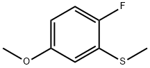 1-Fluoro-4-methoxy-2-methylsulfanylbenzene Structure