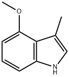 4-METHOXY-3-METHYL-1H-INDOLE 구조식 이미지