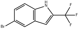 5-bromo-2-(trifluoromethyl)-1H-indole Structure