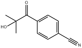 4-(2-Hydroxy-2-methylpropanoyl)benzonitrile Structure
