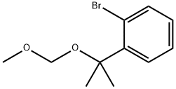1-bromo-2-(2-(methoxymethoxy)propan-2-yl)benzene 구조식 이미지