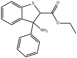 Ethyl 3-amino-3-phenyl-2,3,3a,4-tetrahydrobenzo[b]thiophene-2-carboxylate Structure