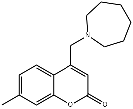 4-(azepan-1-ylmethyl)-7-methyl-2H-chromen-2-one 구조식 이미지