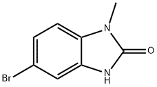 5-Bromo-1-methyl-1,3-dihydro-2H-benzo[d]imidazol-2-one 구조식 이미지