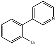 3-(2-브로모페닐)피리딘 구조식 이미지