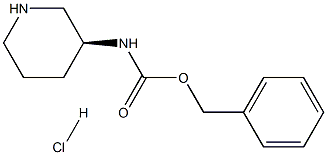 S-3-CBZ-AMINOPIPERIDINE HCl 구조식 이미지