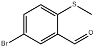 5-Bromo-2-methylsulfanylbenzaldehyde Structure