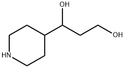 1-(piperidin-4-yl)propane-1,3-diol Structure