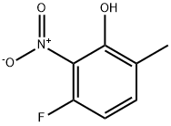 3-Fluoro-6-methyl-2-nitrophenol Structure