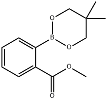 Benzoic acid, 2-(5,5-dimethyl-1,3,2-dioxaborinan-2-yl)-, methyl ester Structure