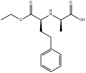 (R)-2-(((S)-1-ethoxy-1-oxo-4-phenylbutan-2-yl)amino)propanoic acid Structure