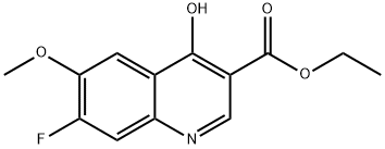 ethyl 7-fluoro-4-hydroxy-6-methoxyquinoline-3-carboxylate Structure