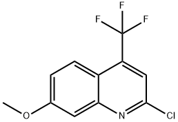 2-chloro-7-methoxy-4-(trifluoromethyl)Quinoline Structure