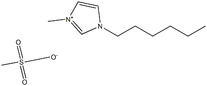 1H-Imidazolium, 1-hexyl-3-methyl-, methanesulfonate
 구조식 이미지