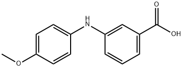 3-[(4-methoxyphenyl)amino]Benzoic acid Structure
