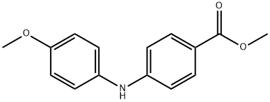 4-[(4-methoxyphenyl)amino]Benzoic acid methyl ester 구조식 이미지