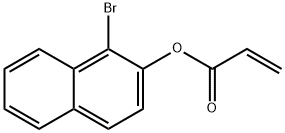 1-bromonaphthalen-2-yl acrylate Structure