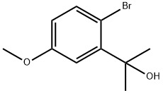 2-(2-Bromo-5-methoxy-phenyl)-propan-2-ol Structure