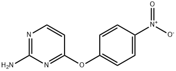 4-(4-nitro-phenoxy)-pyrimidin-2-ylamine 구조식 이미지