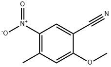 2-Methoxy-4-methyl-5-nitro-benzonitrile Structure