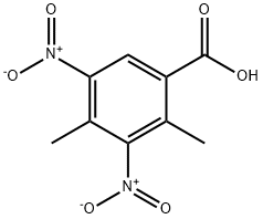 2,4-Dimethyl-3,5-dinitrobenzoic acid Structure