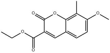 Ethyl 7-methoxy-8-methyl-2-oxo-2H-chromene-3-carboxylate Structure