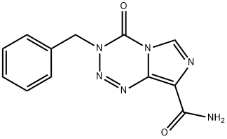 3-Benzyl-4-oxo-3,4-dihydroimidazo[5,1-d][1,2,3,5]tetrazine-8-carboxamide Structure