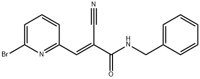 857064-40-5 (E)-N-benzyl-3-(6-bromopyridin-2-yl)-2-cyanoacrylamide