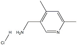 (4,6-dimethylpyridin-3-yl)methanamine hydrochloride 구조식 이미지