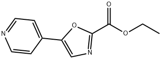 Ethyl 5-(pyridin-4-yl)oxazole-2-carboxylate Structure