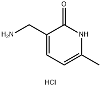 3-(aminomethyl)-6-methylpyridin-2(1H)-one hydrochloride 구조식 이미지