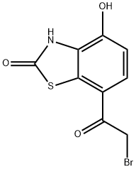 7-(2-bromoacetyl)-4-hydroxybenzo[d]thiazol-2(3H)-one 구조식 이미지