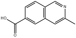 3-methyl-6-Isoquinolinecarboxylic acid 구조식 이미지