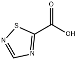 1,2,4-Thiadiazole-5-carboxylic Acid 구조식 이미지