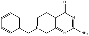 2-Amino-7-benzyl-5,6,7,8-tetrahydropyrido[3,4-d]pyrimidin-4(4aH)-one Structure