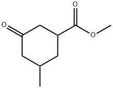 methyl3-methyl-5-oxocyclohexane-1-carboxylate Structure