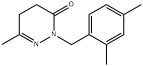 2-(2,4-Dimethylbenzyl)-6-methyl-4,5-dihydropyridazin-3(2H)-one Structure