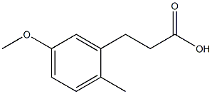 3-(5-Methoxy-2-methyl-phenyl)-propionic acid Structure