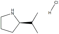 (R)-2-Isopropylpyrrolidine hydrochloride Structure