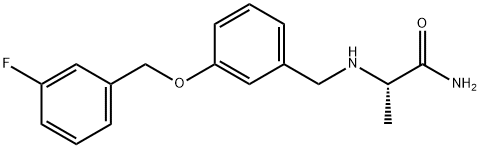 (S)-2-((3-((3-fluorobenzyl)oxy)benzyl)amino)propanamide Structure
