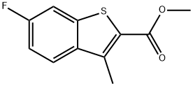 Methyl 6-fluoro-3-methylbenzo[b]thiophene-2-carboxylate 구조식 이미지