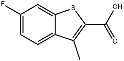 6-Fluoro-3-methylbenzo[b]thiophene-2-carboxylic acid Structure